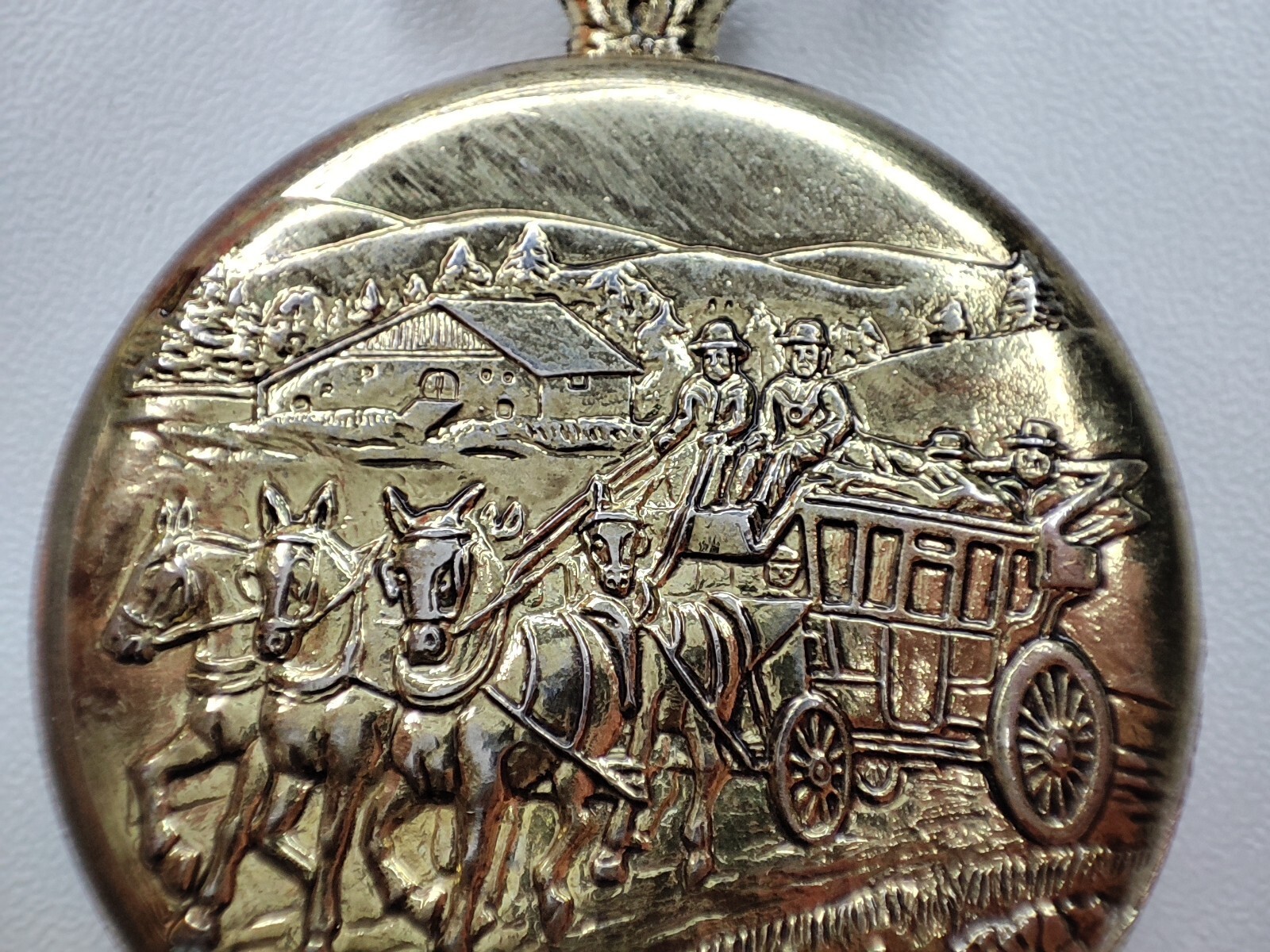 stage coach and horses pocket Watch lifestar – 46.6 mm – for parts and spares