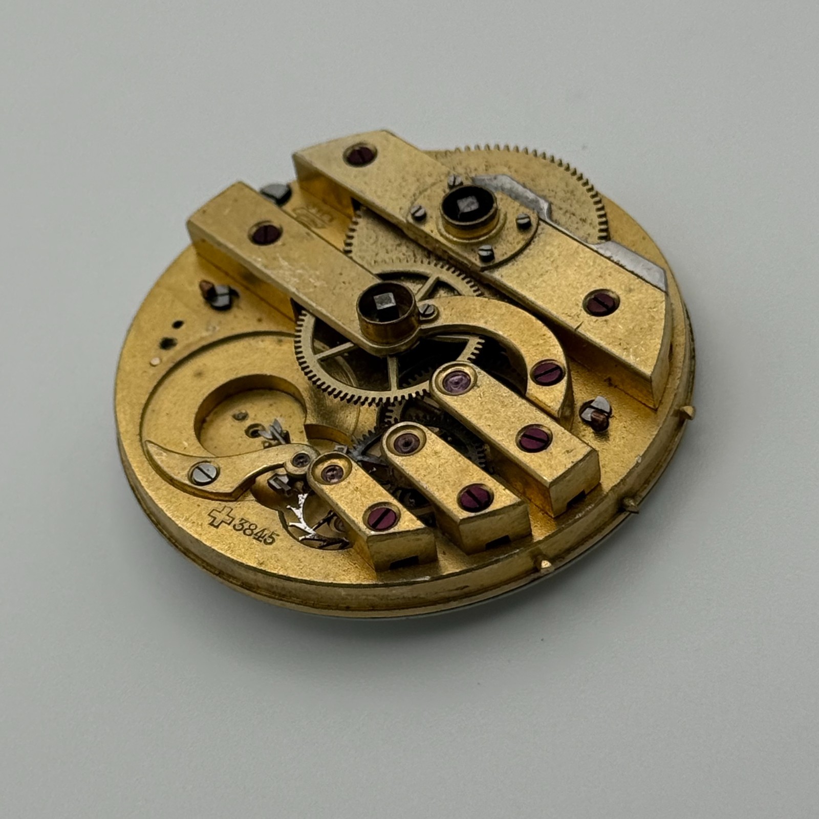 Louis-Ulysse Chopard Pocket Watch Movement – Patent 3845 – From 1891 – For Parts