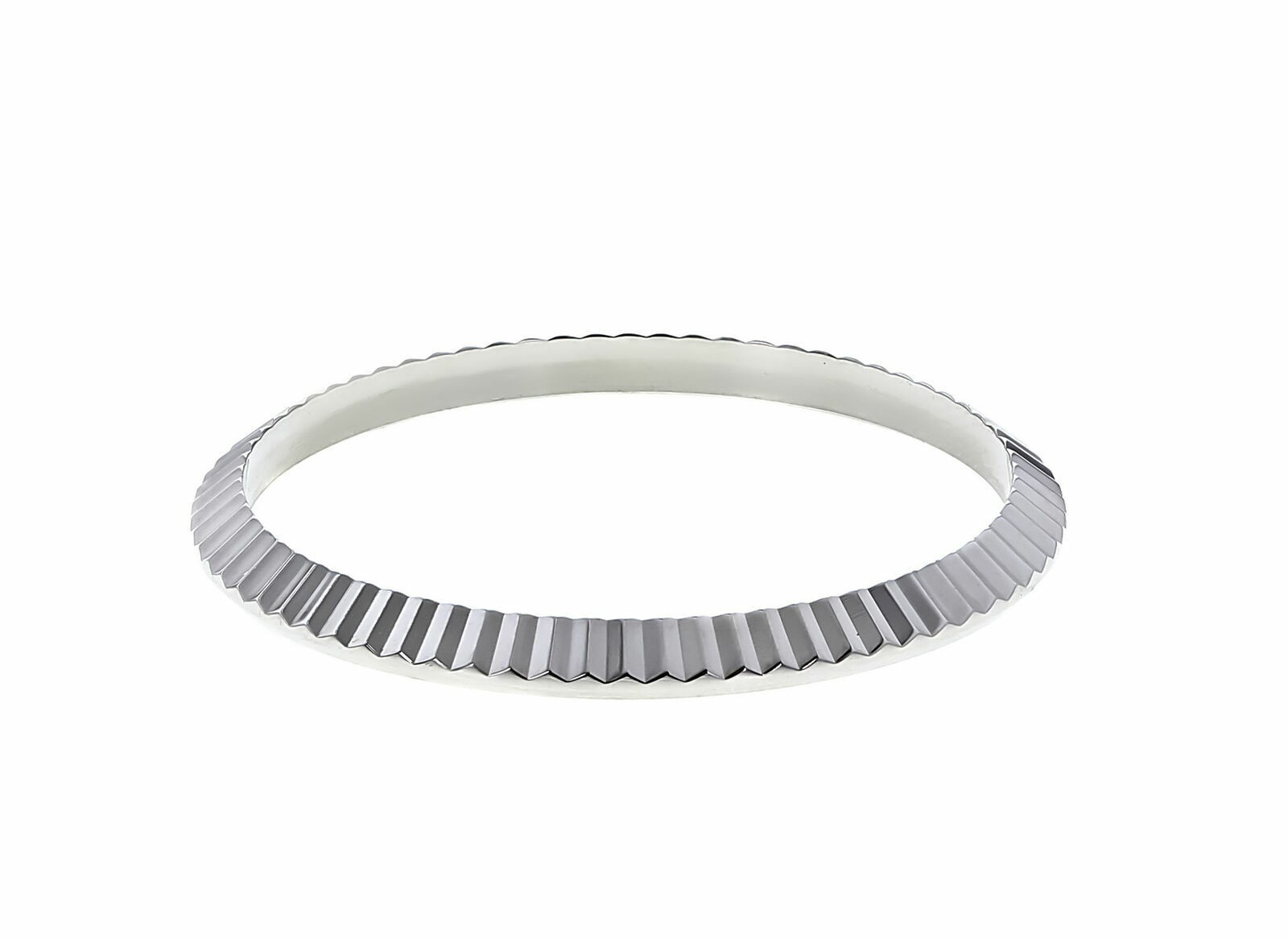 FLUTED BEZEL FOR 26MM ROLEX LADY DATE DATEJUST 6916 6917 69173 STAINLESS STEEL