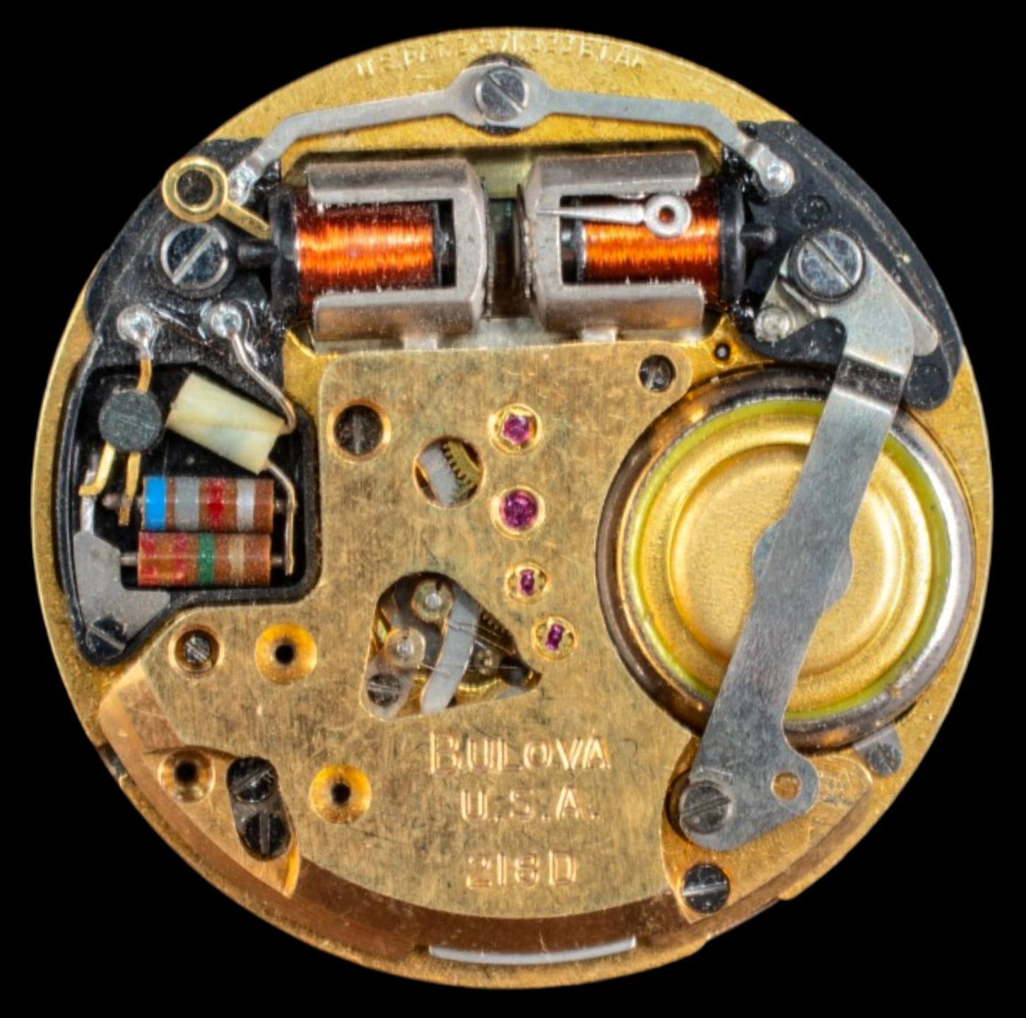 ACCUTRON Bulova Cal 218D Silver Dial Gold Markers