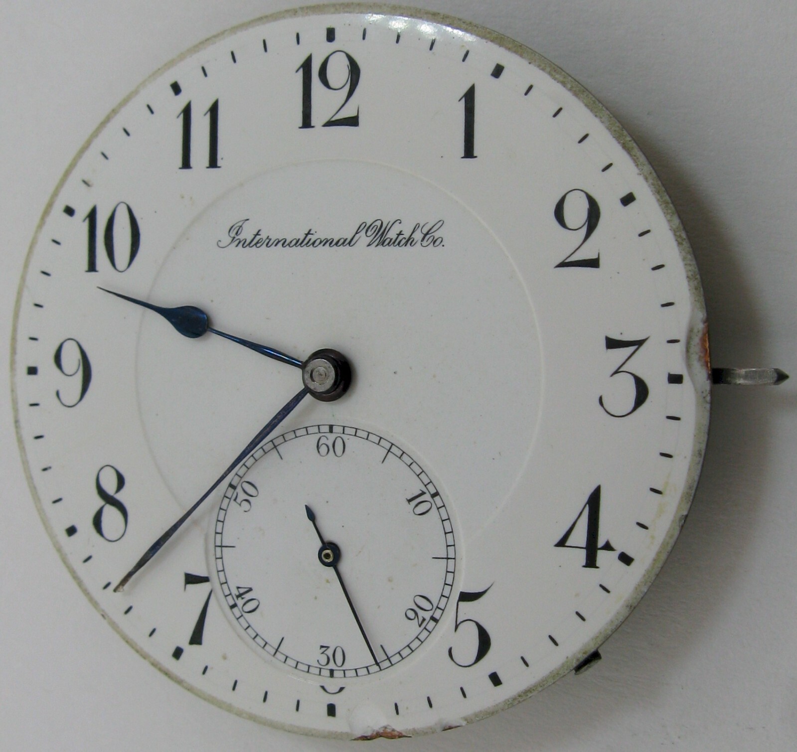 IWC 52 16 jewels pocket watch movement & dial for part … diameter 43.1 mm HC