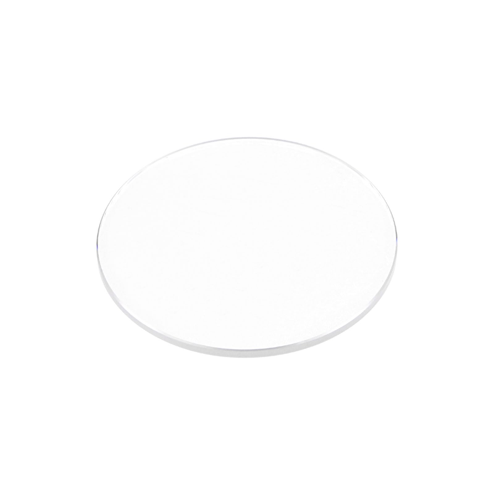 uxcell 27mm Dia. Watch Glass Sapphire Crystal Lens, Round 27mmx1.1mm, Clear