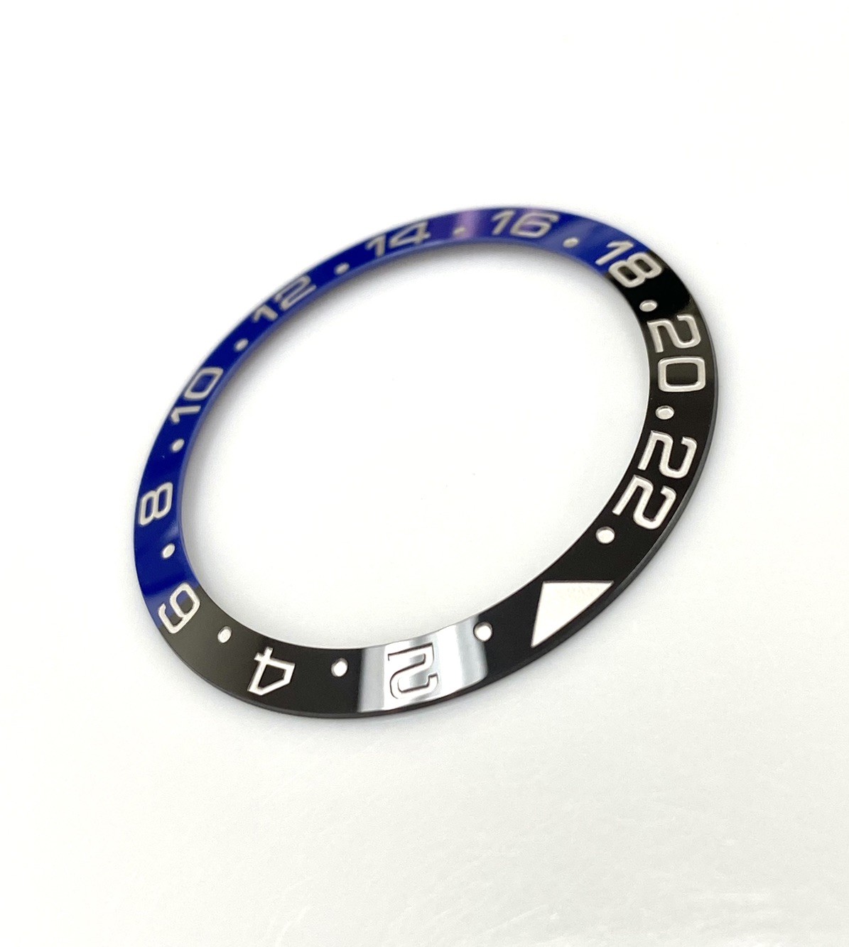 Black Ceramic Bezel Insert for Rolex GMT MASTER II 126710BLNR & 116710 BATMAN