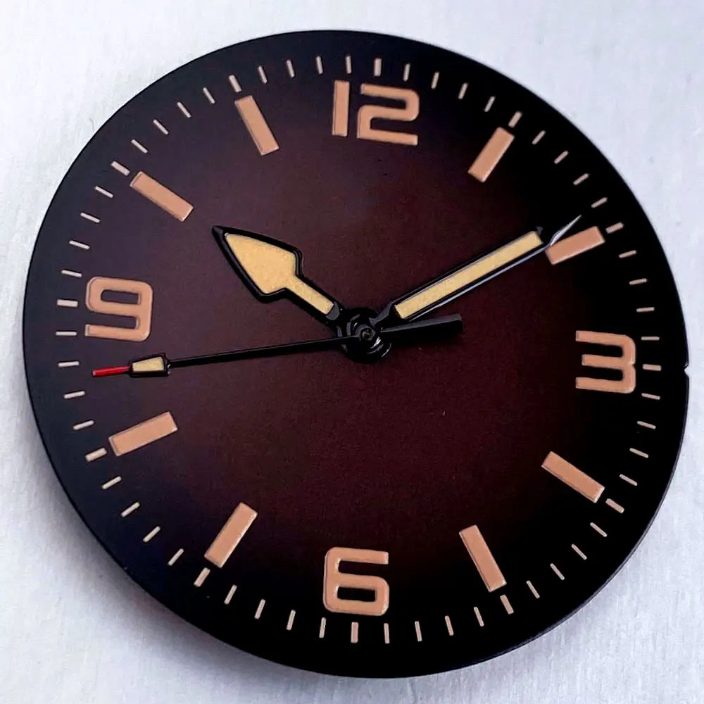 Tandorio New 31mm Vintage NH35 Watch Dial For Miyota 8215/NH35/PT5000 Movement