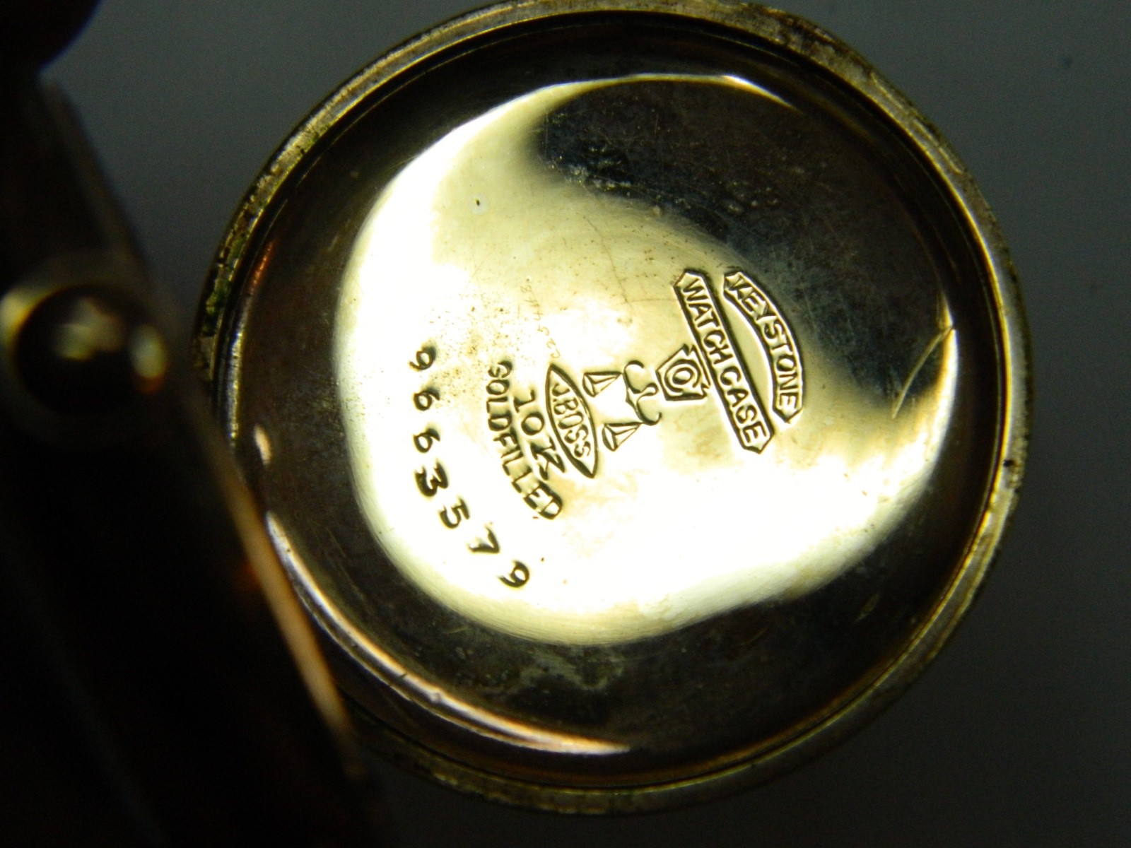 1908 PRE-WW1 ELGIN 0S 10K GOLD FILLED WIRE LUGS TRENCH WATCH – FINE CASE -REPAIR
