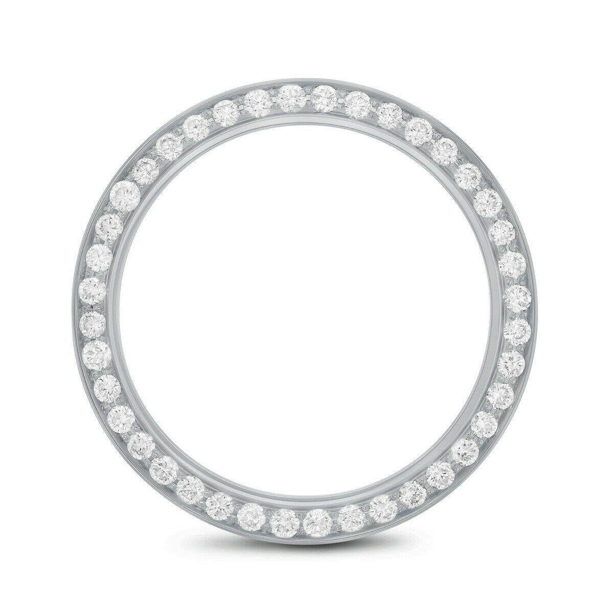 1CT BEAD SET NATURAL DIAMOND BEZEL 18KW FOR ROLEX NO DATE 67180 67194 67230