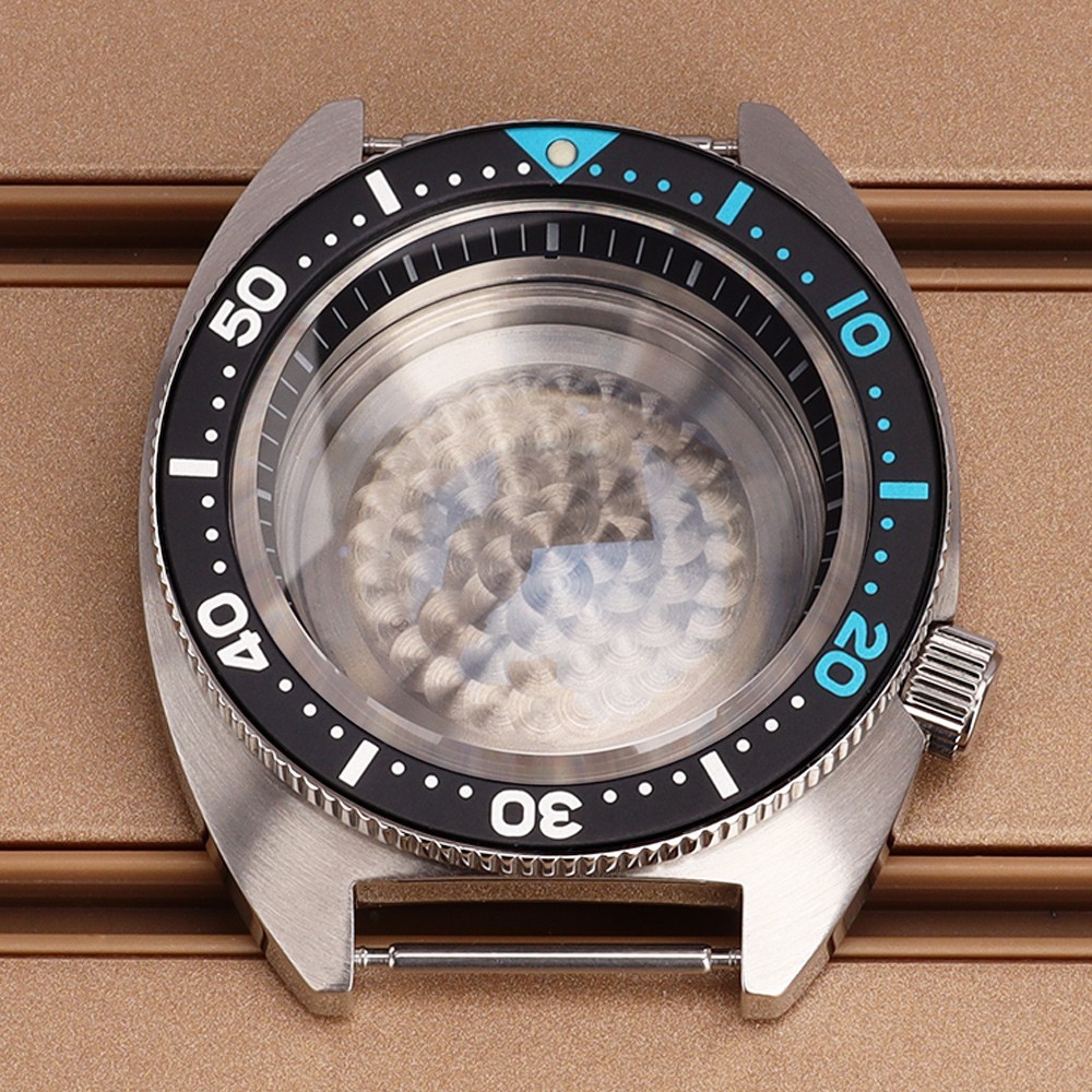 41mm Steel Watch Case Modify turtle Mod Sapphire 10ATM For Seiko NH34 35 NH36 38