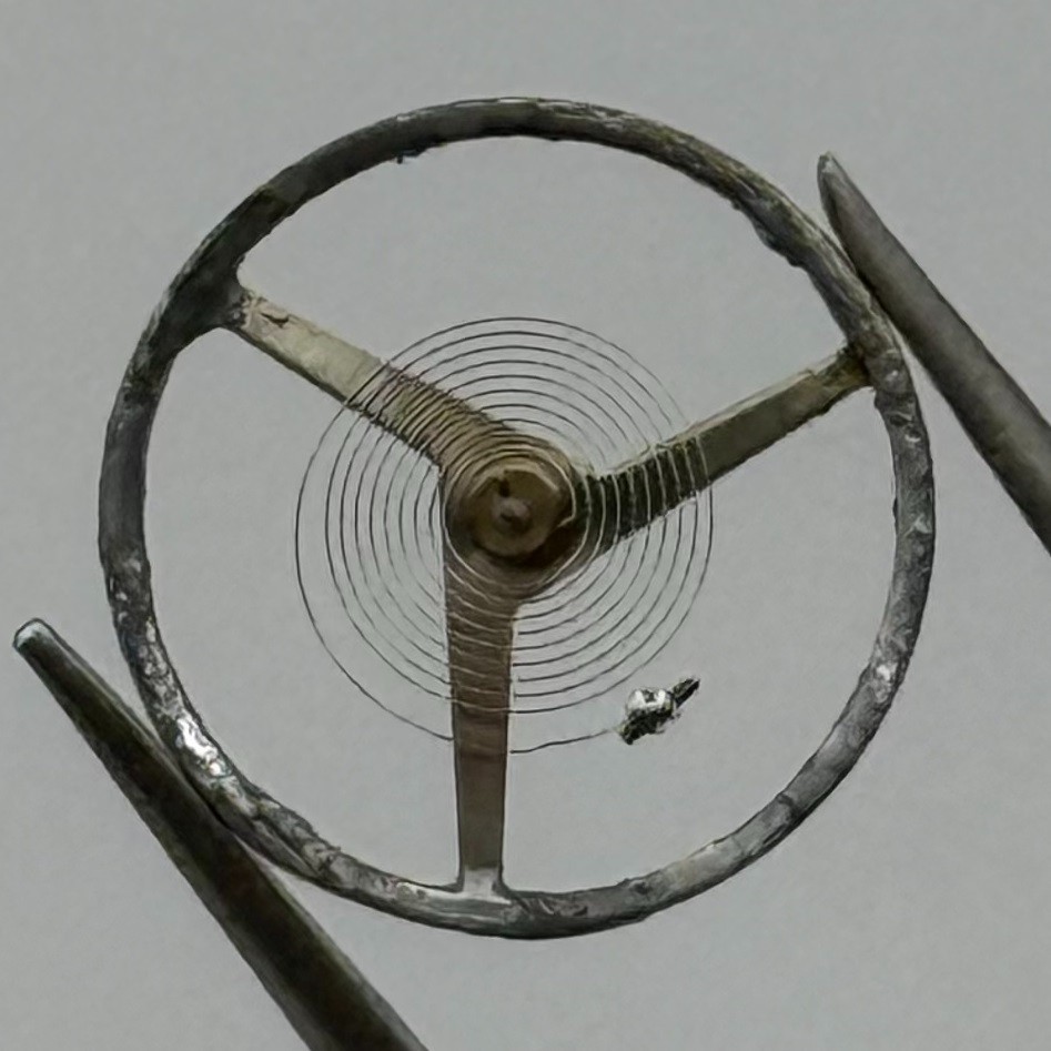 ETA 2751 2771 Balance Wheel Complete And Spring Renata 1835 Watch Movement Parts