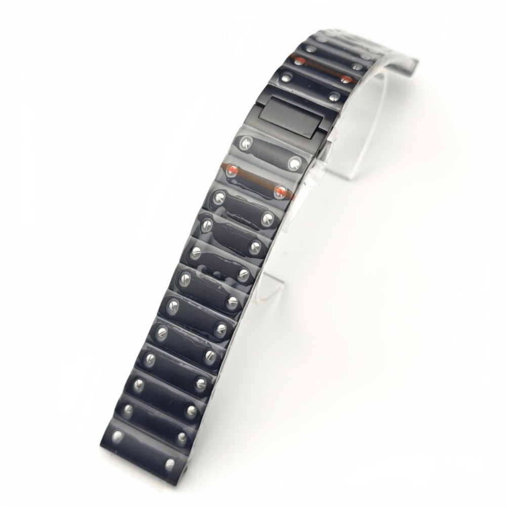 22mm Metal Watch Strap Stainless Steel Screw Link Bracelet Mod