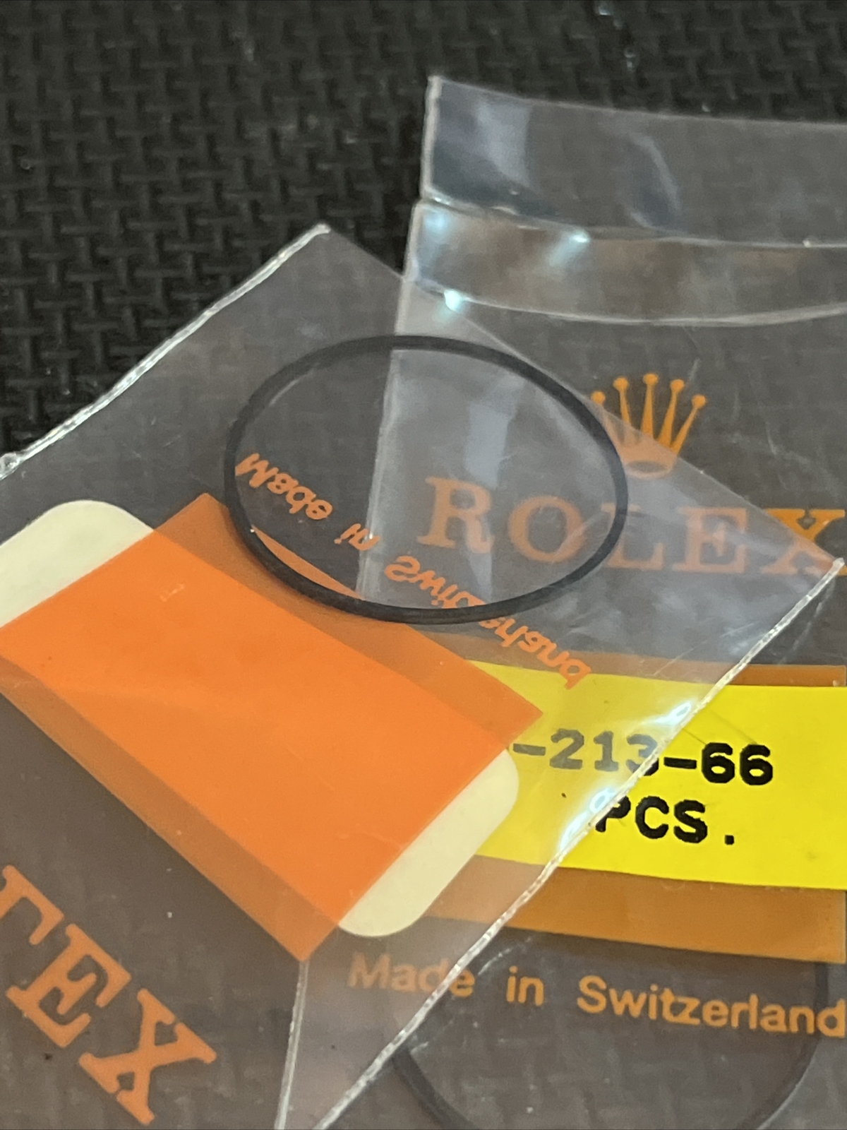 NOS Rolex Back Case Gasket 29-213-66 Single OEM Gasket