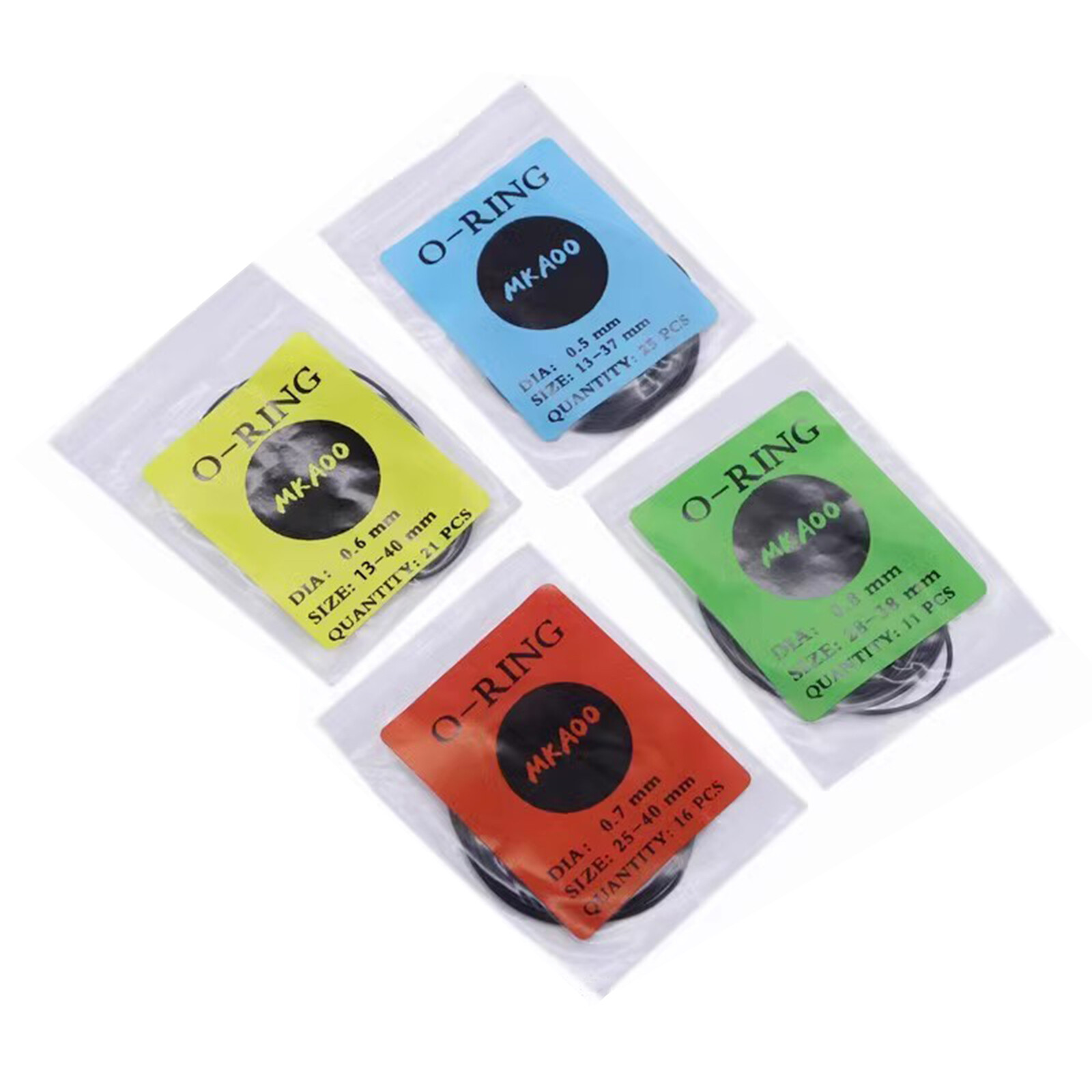 0.5 0.6 0.7 0.8mm Rubber Watch Gasket Washers O-Ring Back Case Seal O Ring
