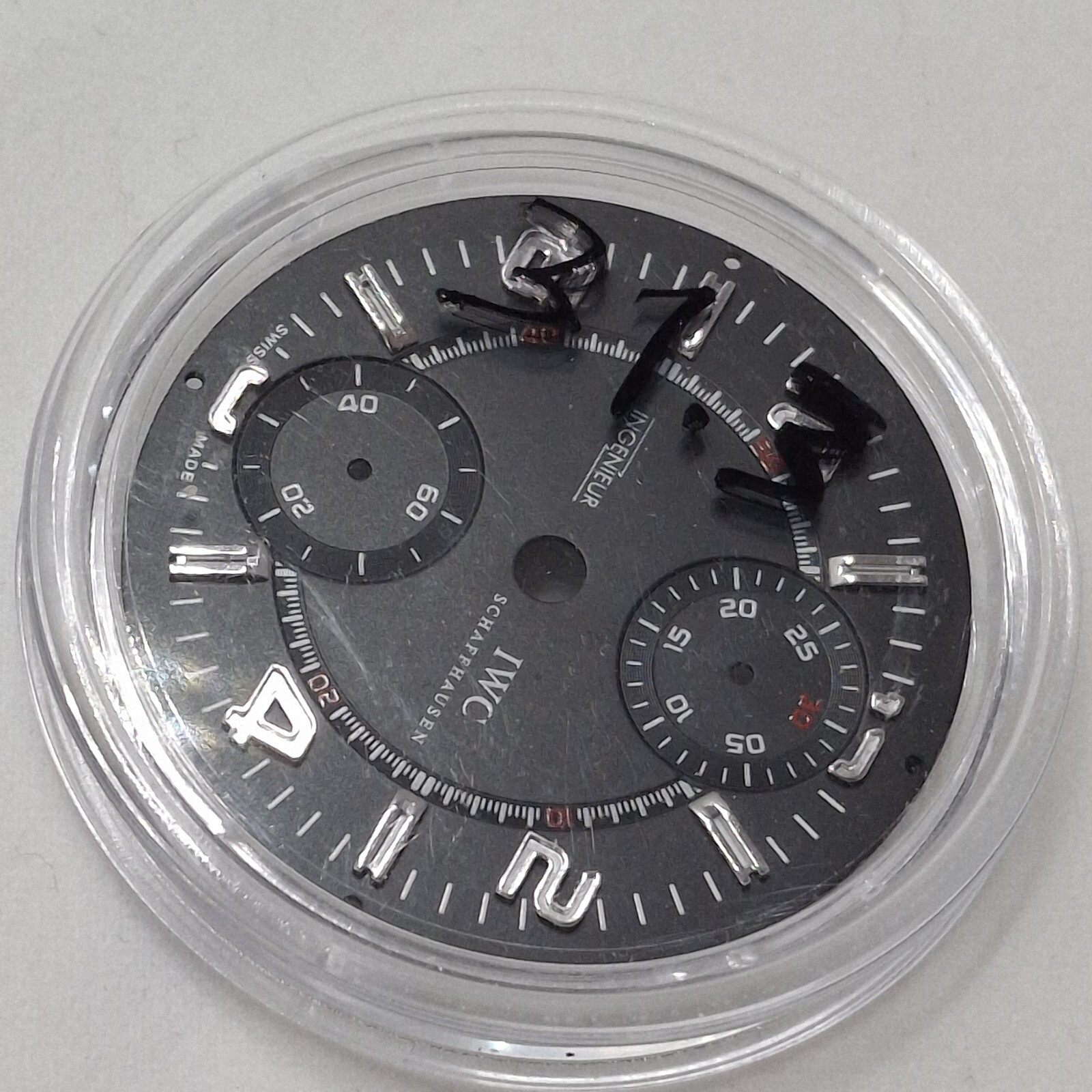 IWC Watch Ingenieur Chronograph vintage dial 31mm PARTS Part Swiss #x6