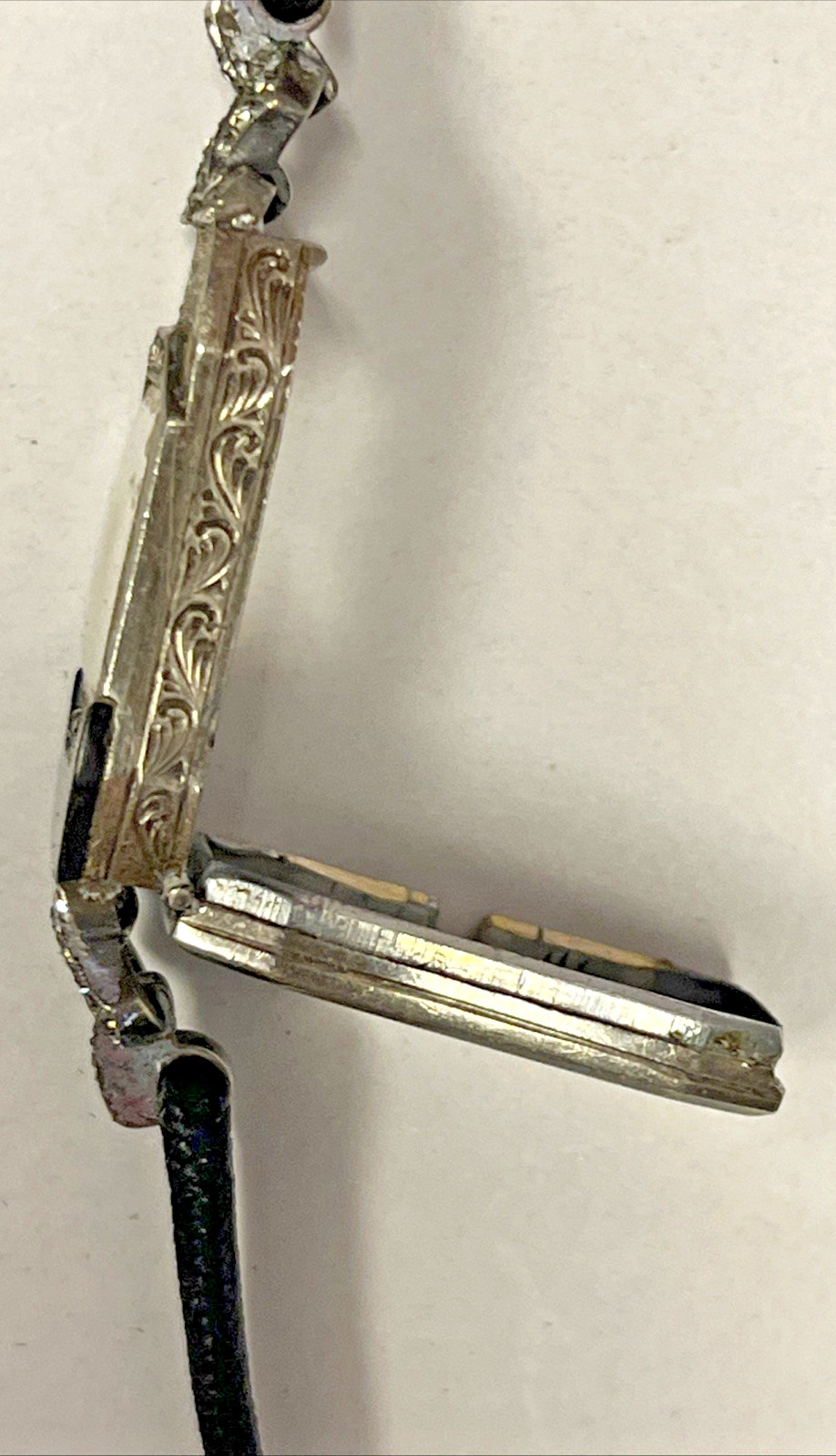 Vintage Suizo 935 Silver Hallmark Ladies Wrist Watch Art Deco 1920s Not Working