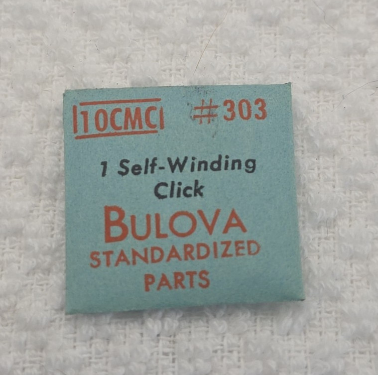 Bulova 1 Self-Winding Click 10CMC #303 NOS