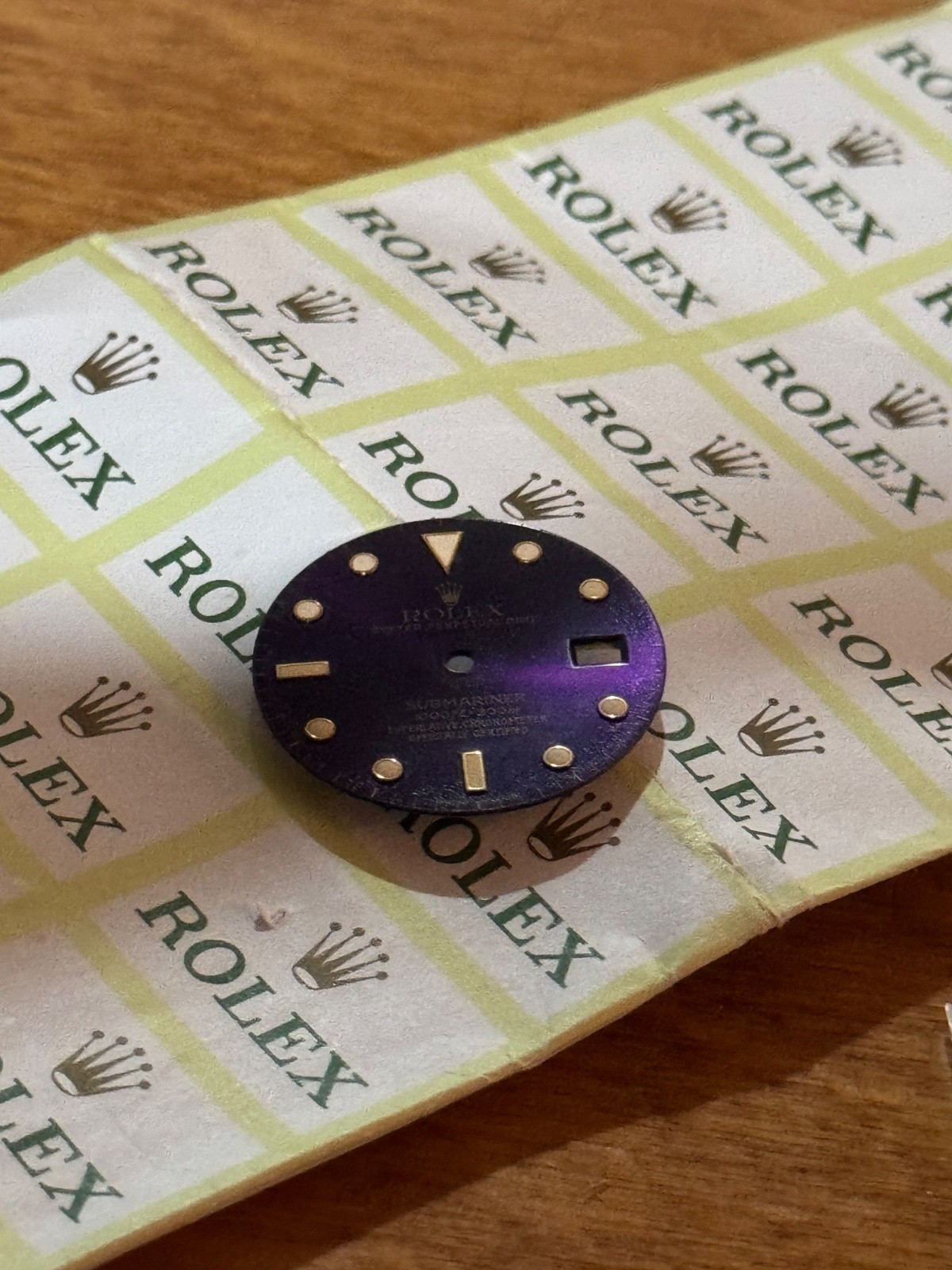 Rolex Ultra-Rare Rolex Submariner Purple / Blue Tritium Dial – Swiss-T 25 – 1661