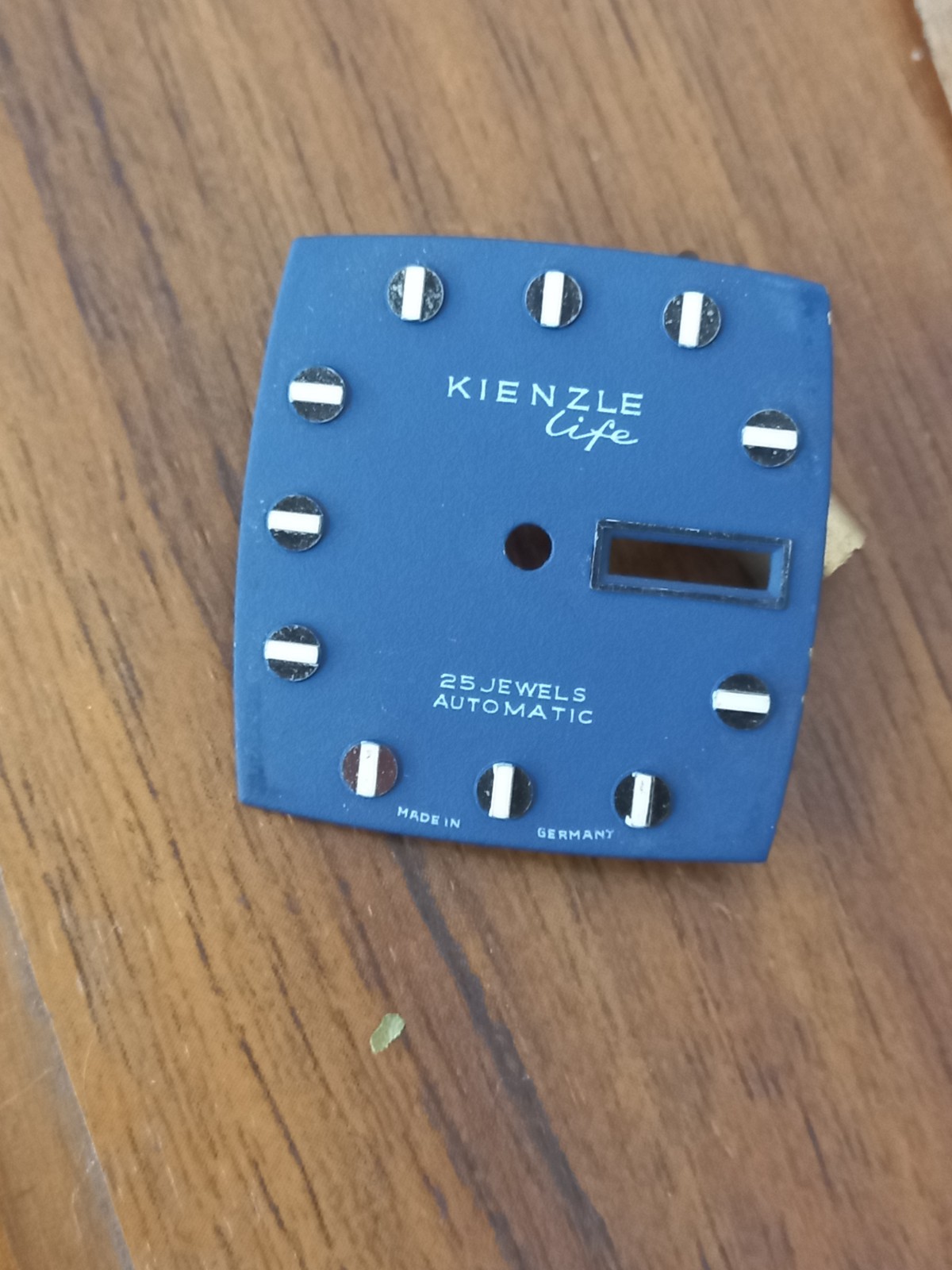 Kienzle Life Dial Dial Blue Square 25 Jewels Automatic