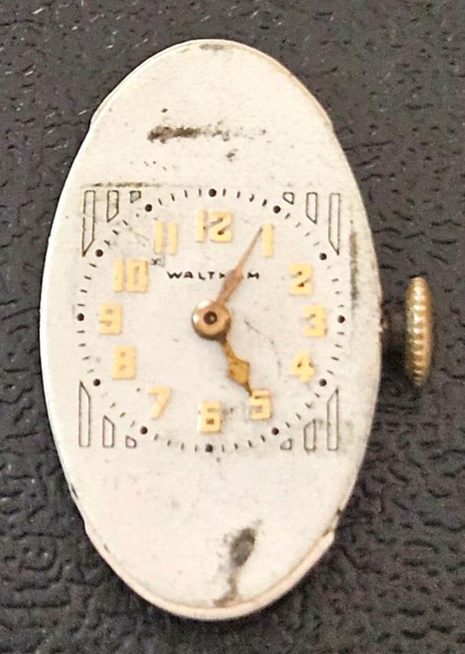 1935 WALTHAM 665 6.5L 15J WATCH MOVEMENT (BALANCE RUNS WITH ROTATION) LOT.125