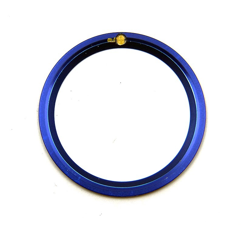 Genuine Rolex Submariner 16803 16613 16808 16618 Blue & Gold Watch Bezel Insert