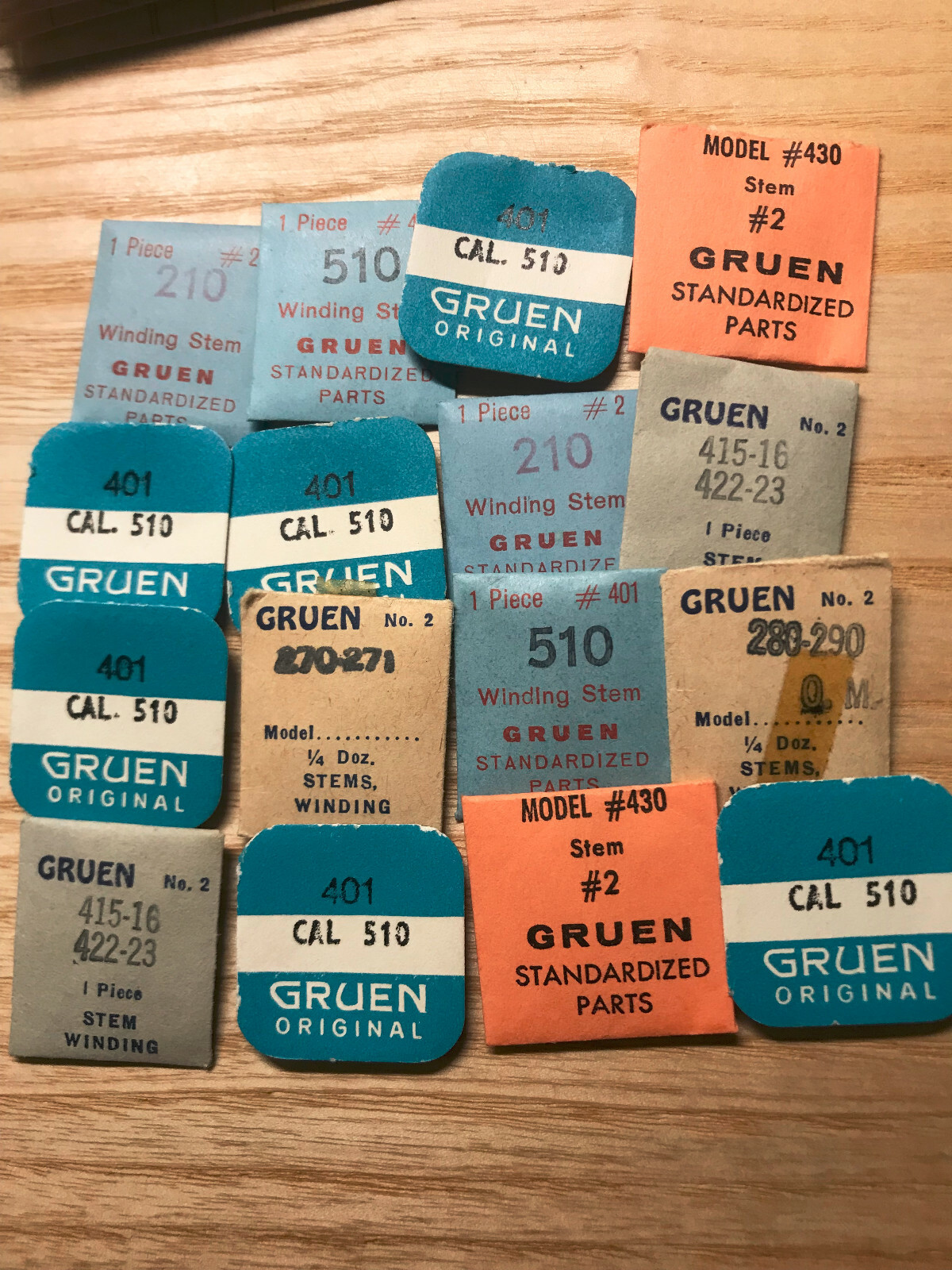 WINDING STEM GRUEN 100 225 235 280 355 365 415 555 570 580 -26 different cal