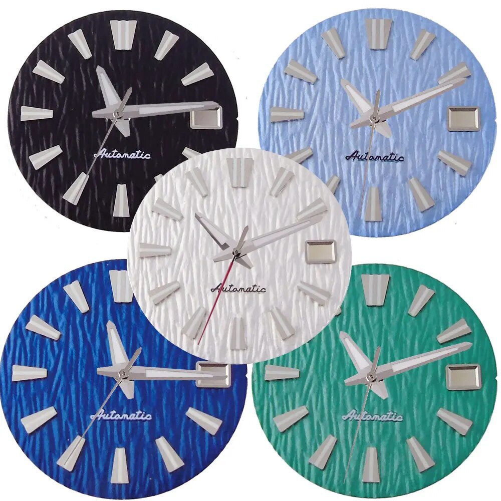 Fit NH35 NH36 7S26 29mm Watch Parts Black Blue Green Watch Dial Automatic Watch