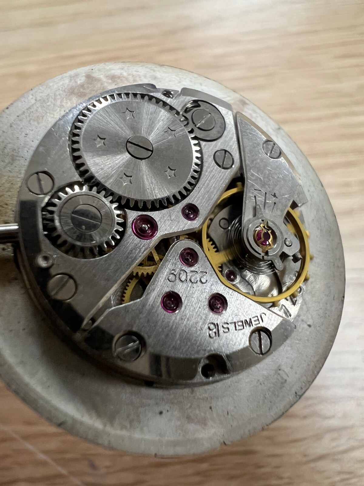 Watch movement USSR Wostok 2209 cal. plus Dial. For parts .