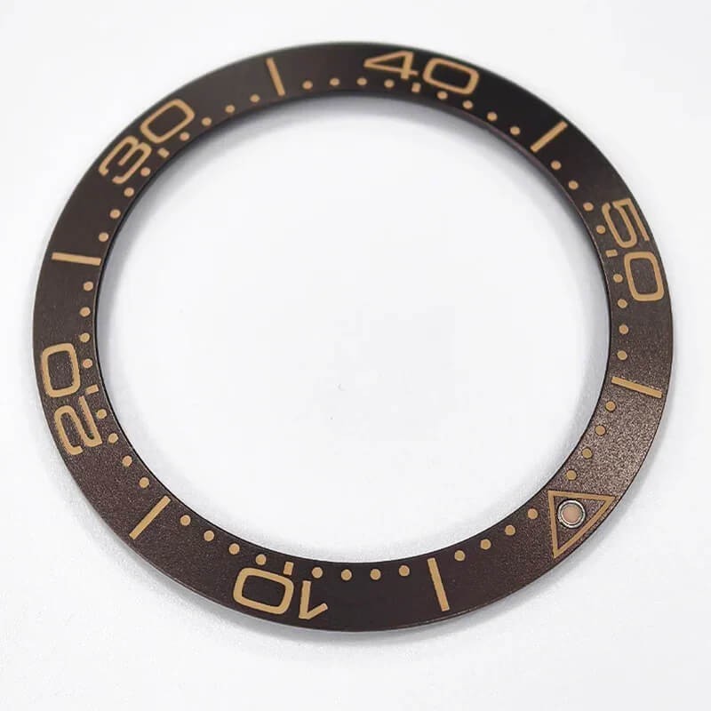 Aluminum Brown Watch Bezel Insert Fits Omega Seamaster Diver 300M 007 42mm