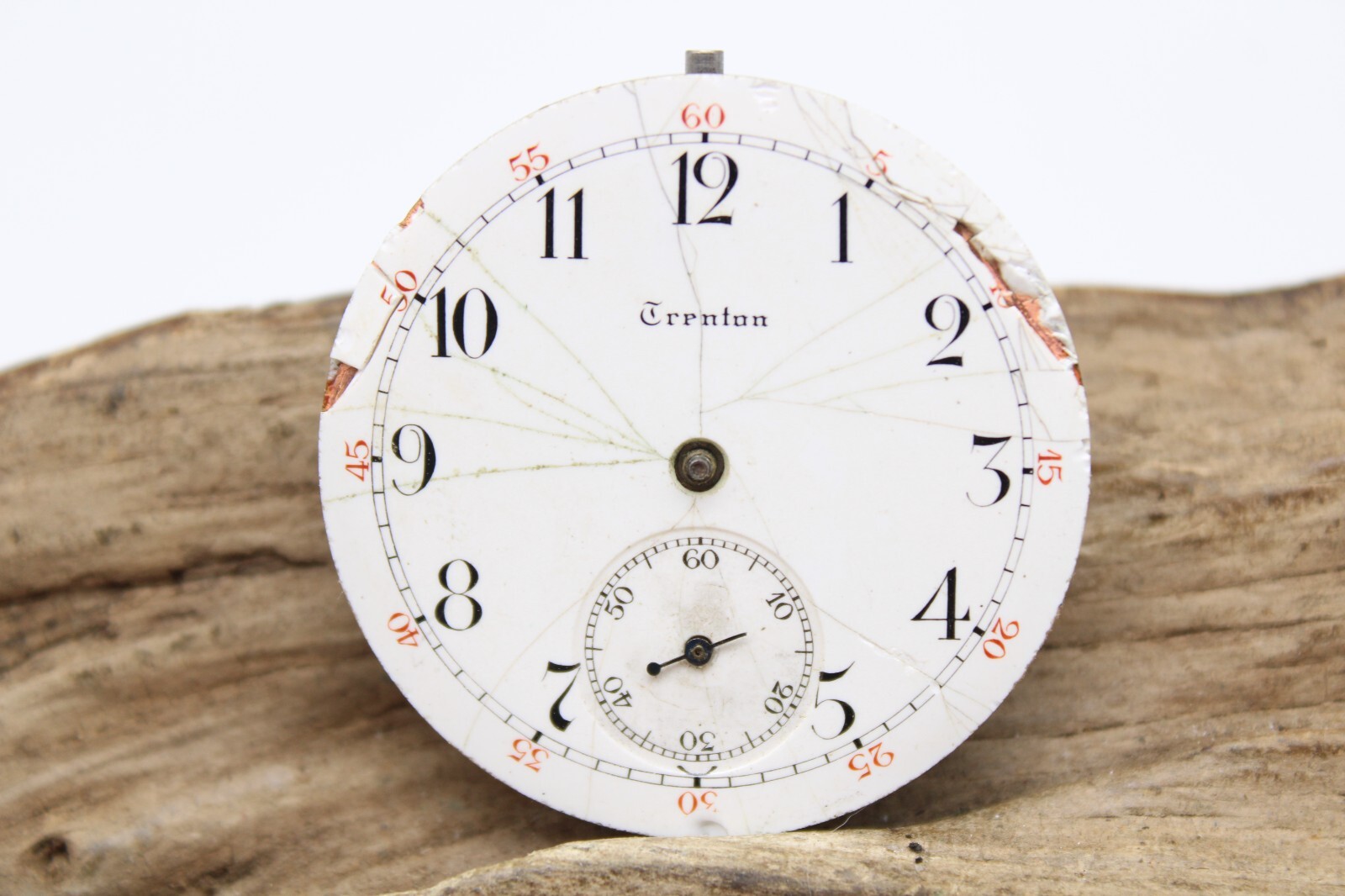 TRENTON WATCH Co. 2801265 MEN’S POCKET WATCH MOVEMENT 37.3mm FOR REPAIR (SL)
