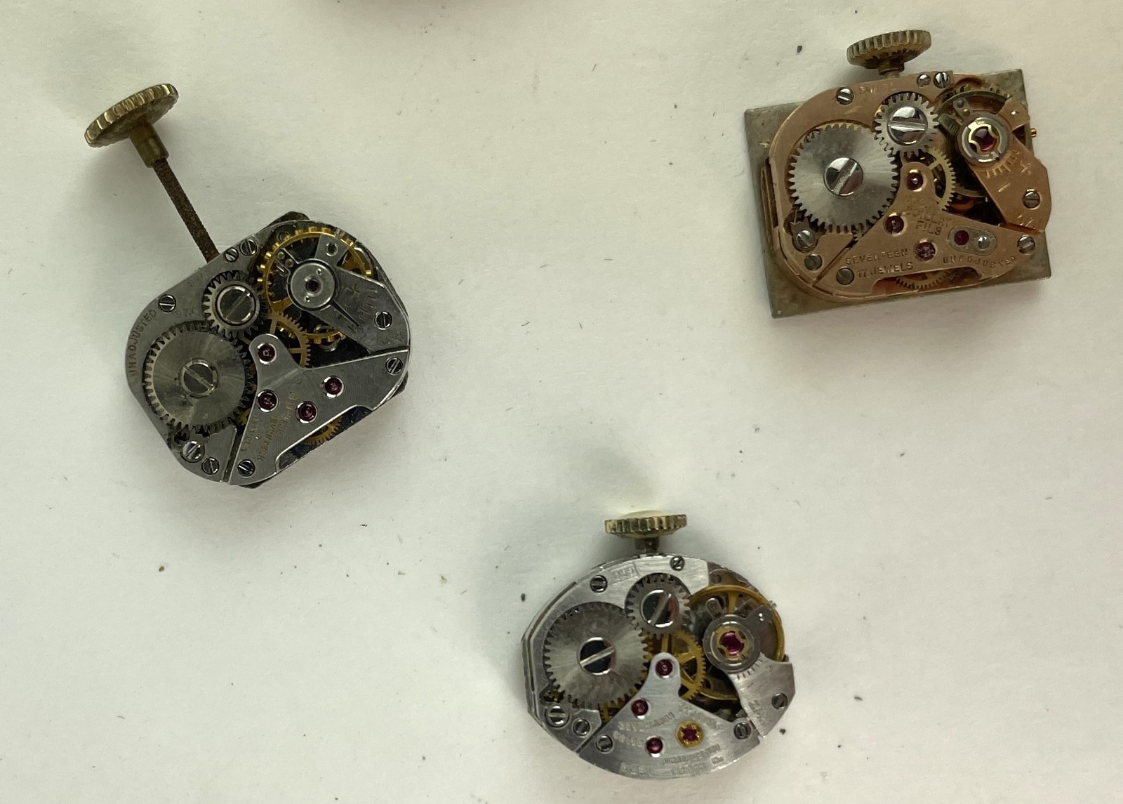 VTG 40’s 50’s Ladies Watch Wind LOT OF 5 – one seems to run, selling parts