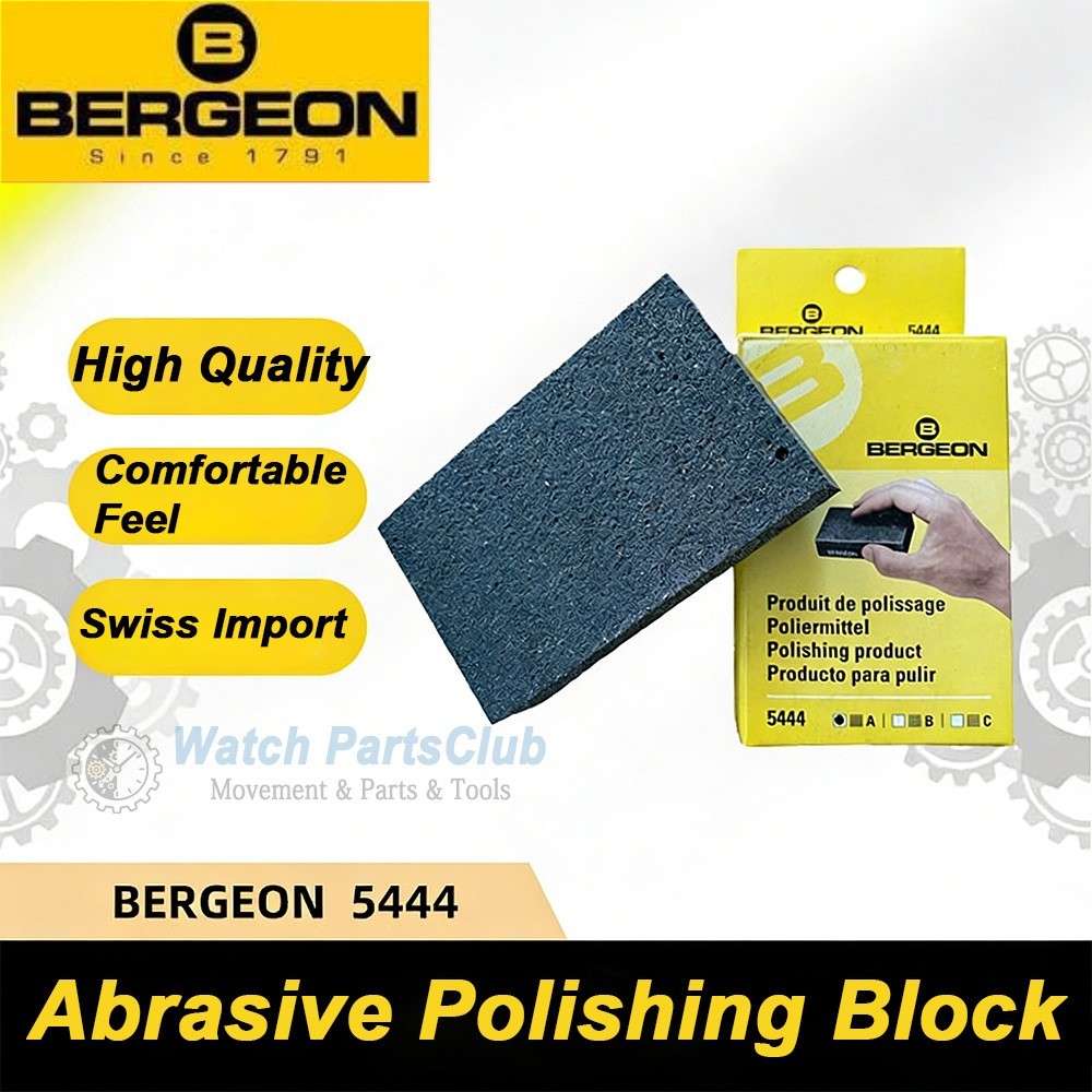 Bergeon 5444 Abrasive Polishing Block – Watch Case Strap Polishing Rust Remover