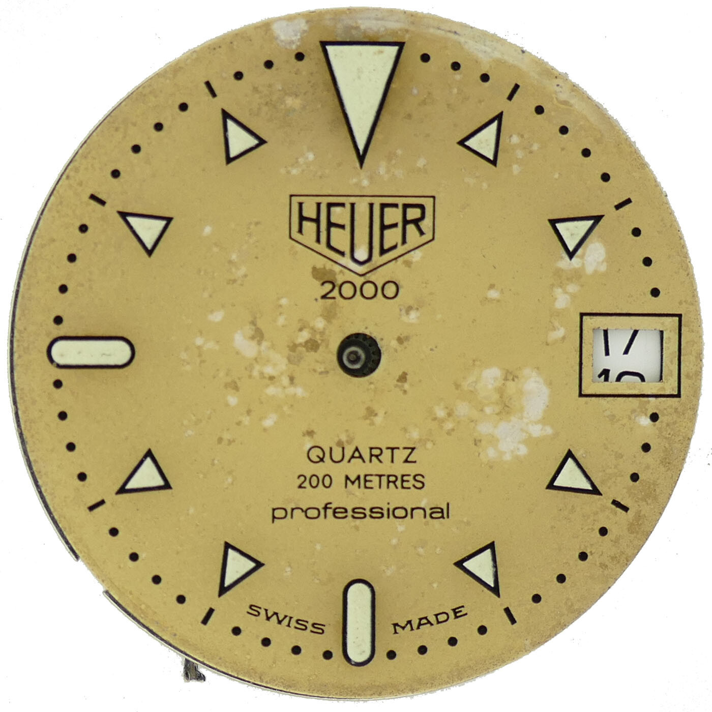 TAG HEUER 2000 QUARTZ PROFESSIONAL 200 METERS GOLD DIAL+MOVEMENT