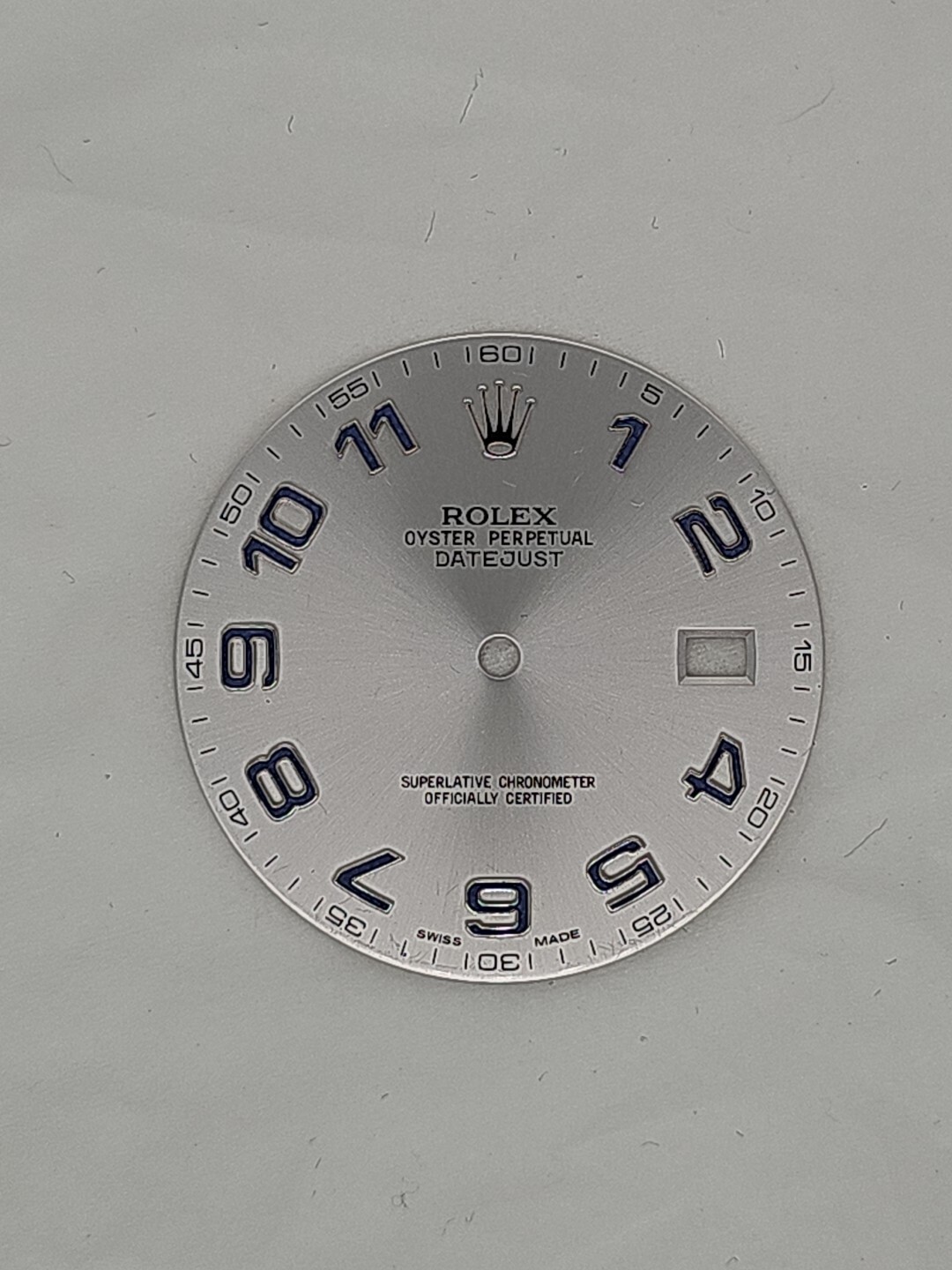 Rolex Datejust II 41mm Steel Silver Dial With Blue Arabic Numerals 116334