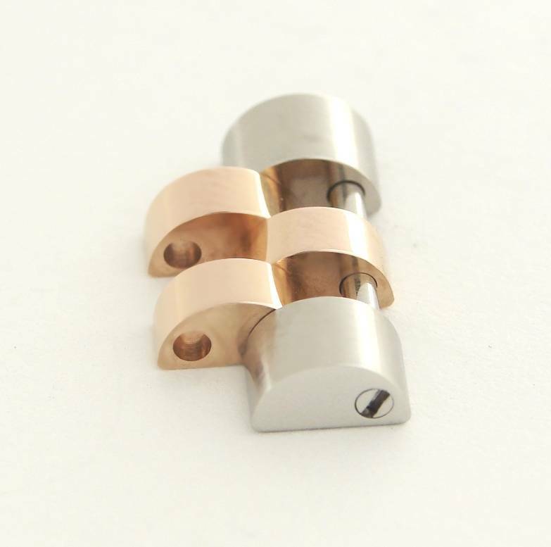 ROLEX 116231 18K ROSE GOLD STEEL JUBILEE LINK SOLID ORIGINAL 16.2 mm