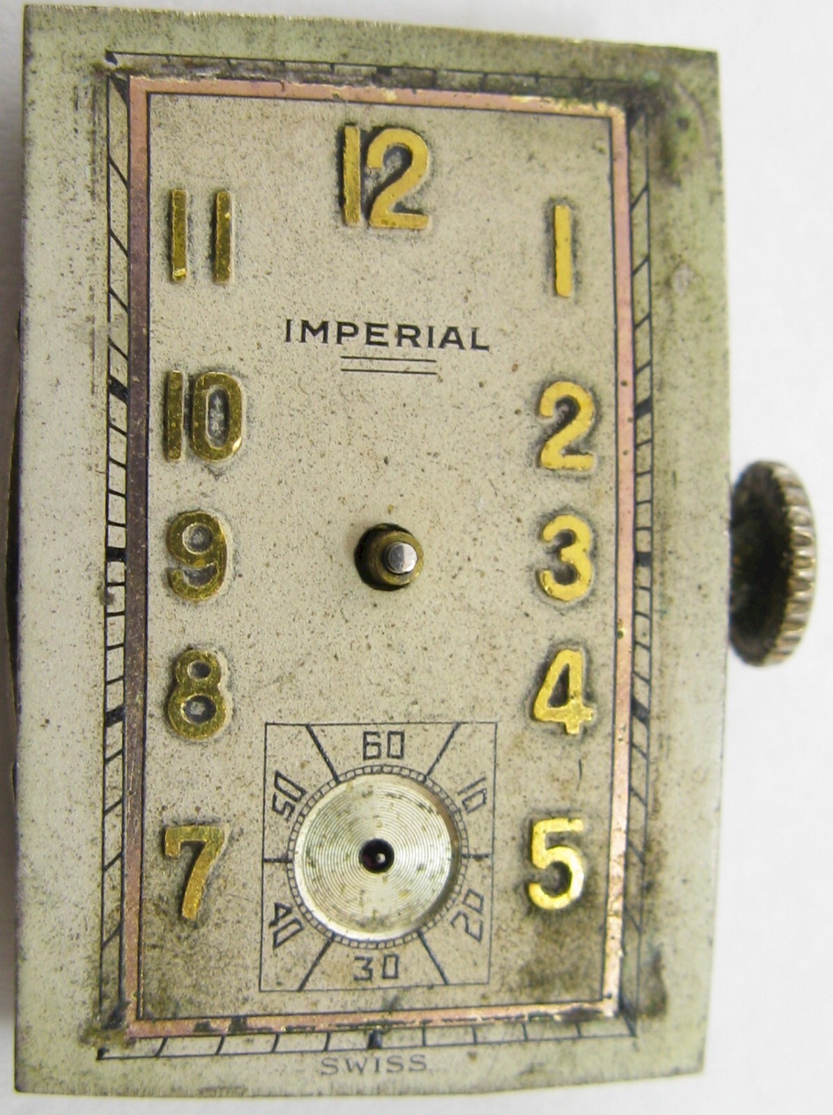 Eta 735 ? Imperial Watch cal. 48 1744 watch movement 17 jewels for part