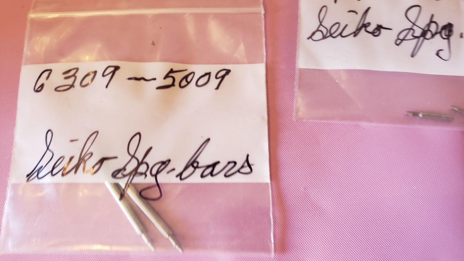 VTG LOT 70’s 80’s Seiko Watch Spring Bars case back screw # 6309-5009 1400-5529