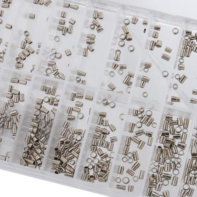 500Pack Mixed Sizes Watch Case Tubes Pipes for Waterproof Crown Assortment Parts