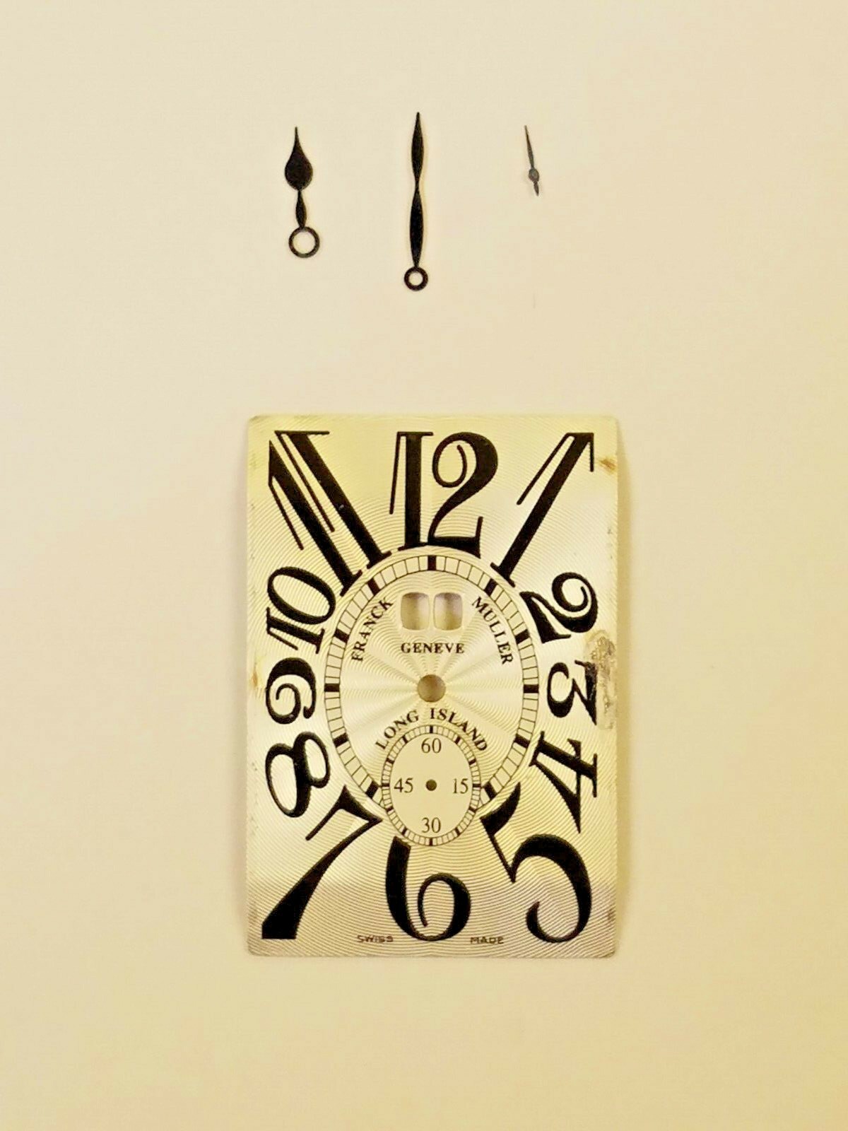 Franck Muller / Long Island / 100% Authentic “Big Date” Dial & Hands 1200 S6 GG