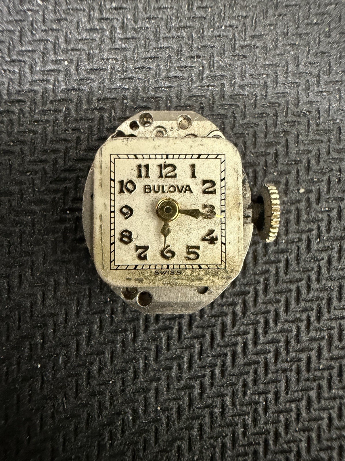 Vintage Bulova 17 Jewels Movement & Dial