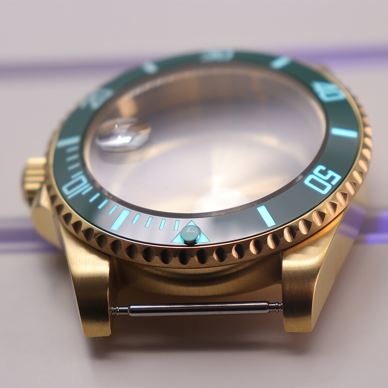 40mm Diving Watch Case C3 Luminous Bezel For Seiko NH35 NH34 NH36 Movement 8215