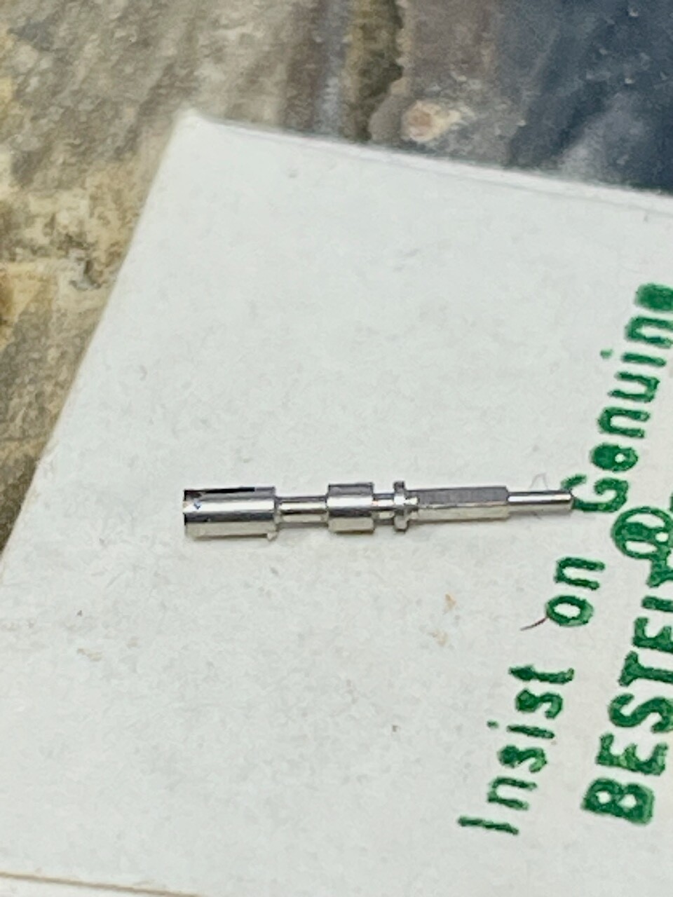 Vintage Hamilton Benrus ETA 2451 Female Half movement side of 2-pc stem 360/265