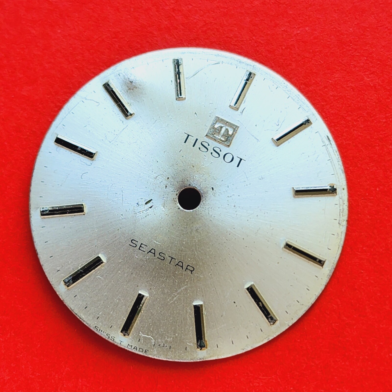 Tissot Seastar Watch Dial 28.50mm Wide Vintage Parts Watchmaker