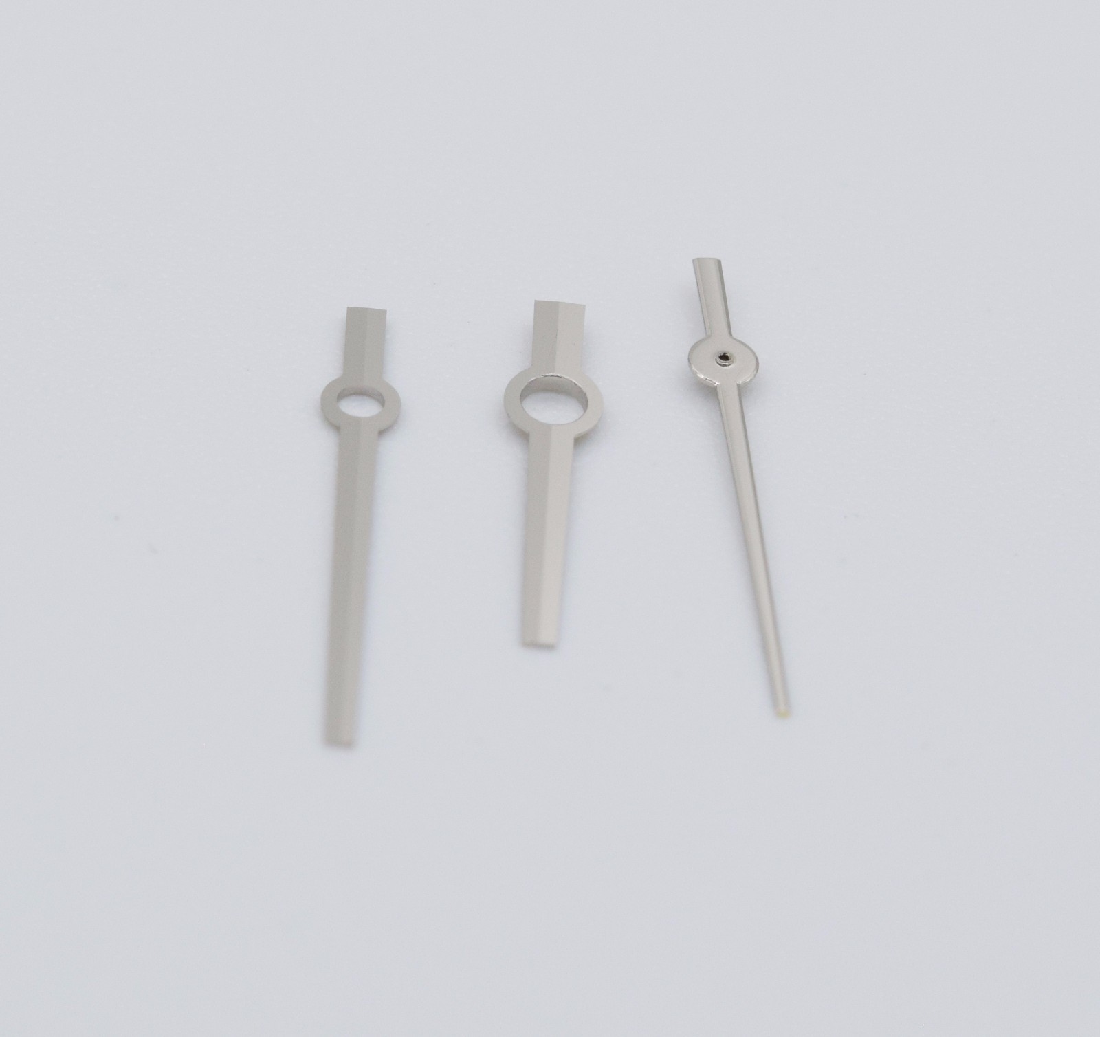 Plain Non Luminous Silver Watch Hands For Rolex 2230 2235 Midsize Watch