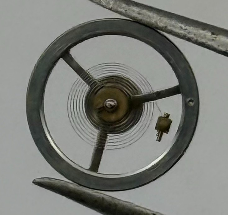 Ebosa 85/1 Balance Wheel Complete And Spring 8¾’’’ 3725 Watch Movement Parts NOS