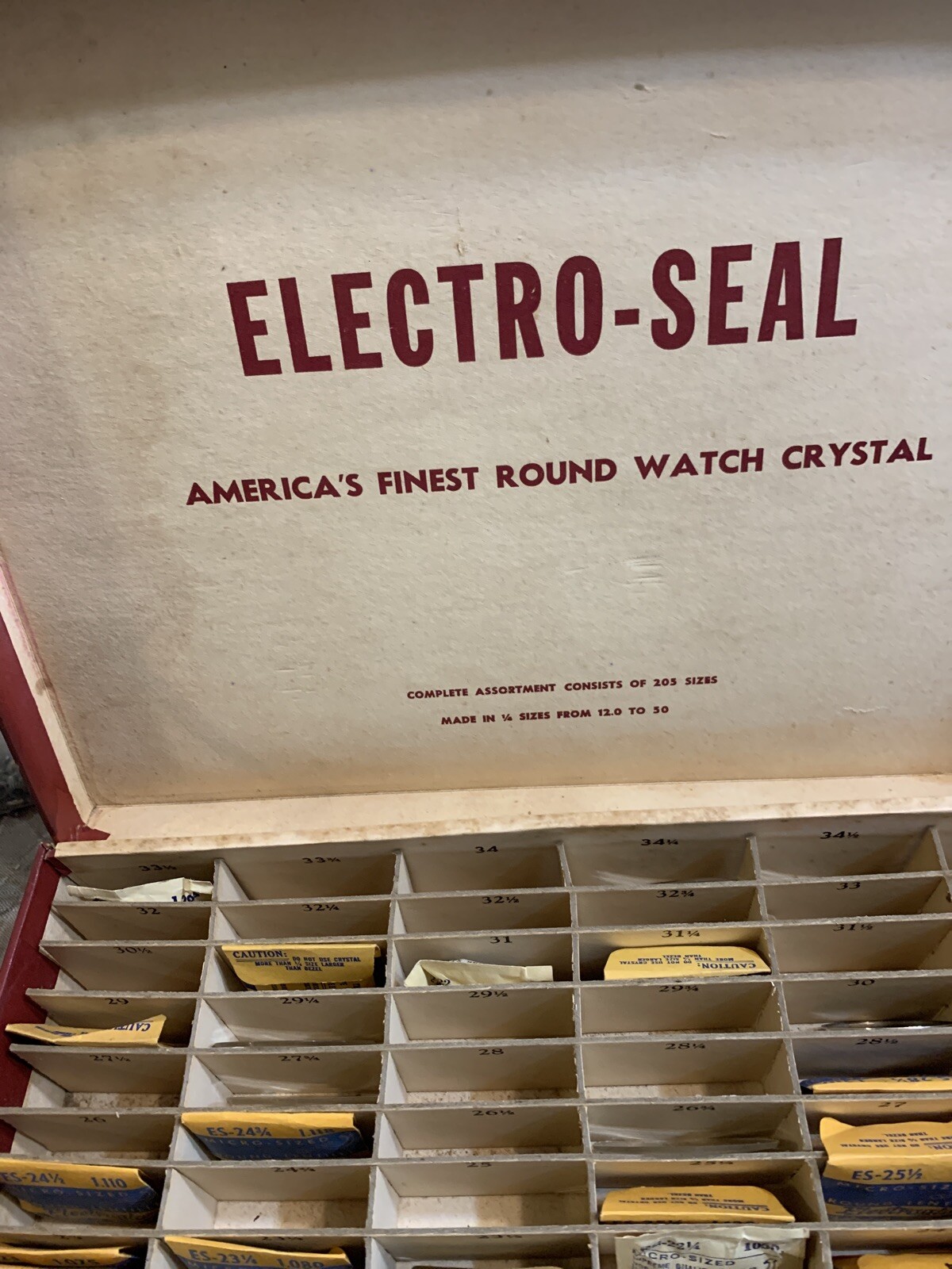 Watch Crystal Assortment Electroglass Pocjet Watch Sizes