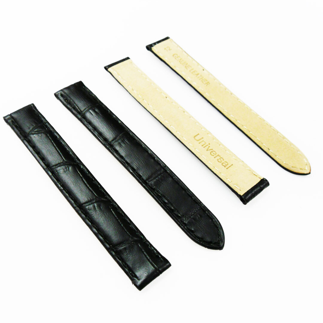Watch Band Genuine Leather Alligator Grain (PADDED) fIt Cartier Watch 12X12MM