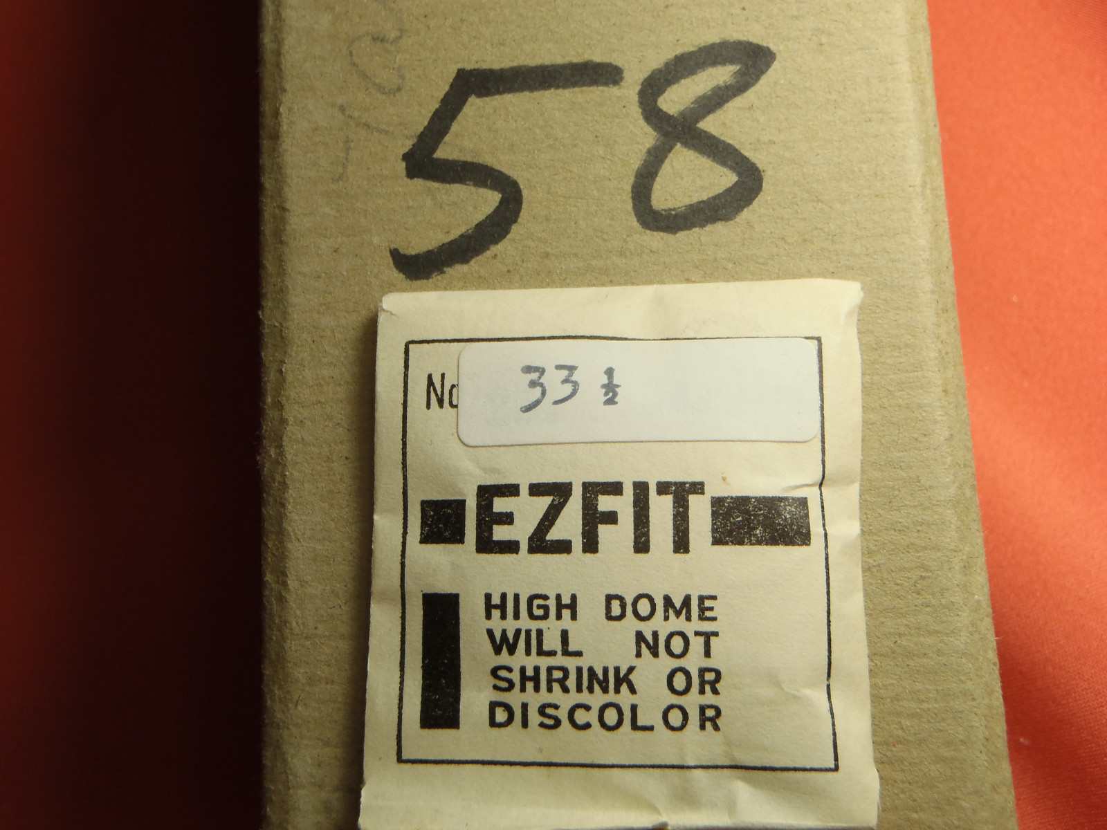 EZFIT HIGH DOME ROUND PLASTIC WATCH CRYSTAL 33 1/2 MM NOS Lot 58
