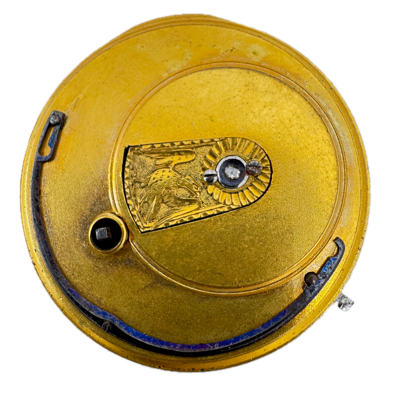 Antique 14s Josh Johnson Key Wind Pocket Watch Movement Liverpool Great Britain