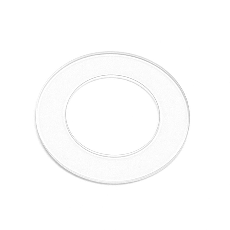 Circular Chopard Sapphire Donut shaped Flat Crystal (27×18.9×1.0mm)Thickness