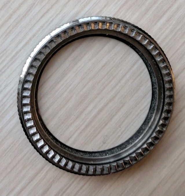 Seiko Rotating Bezel with Black Ceramic GMT Insert for SKX007 SKX009 (Preowned)