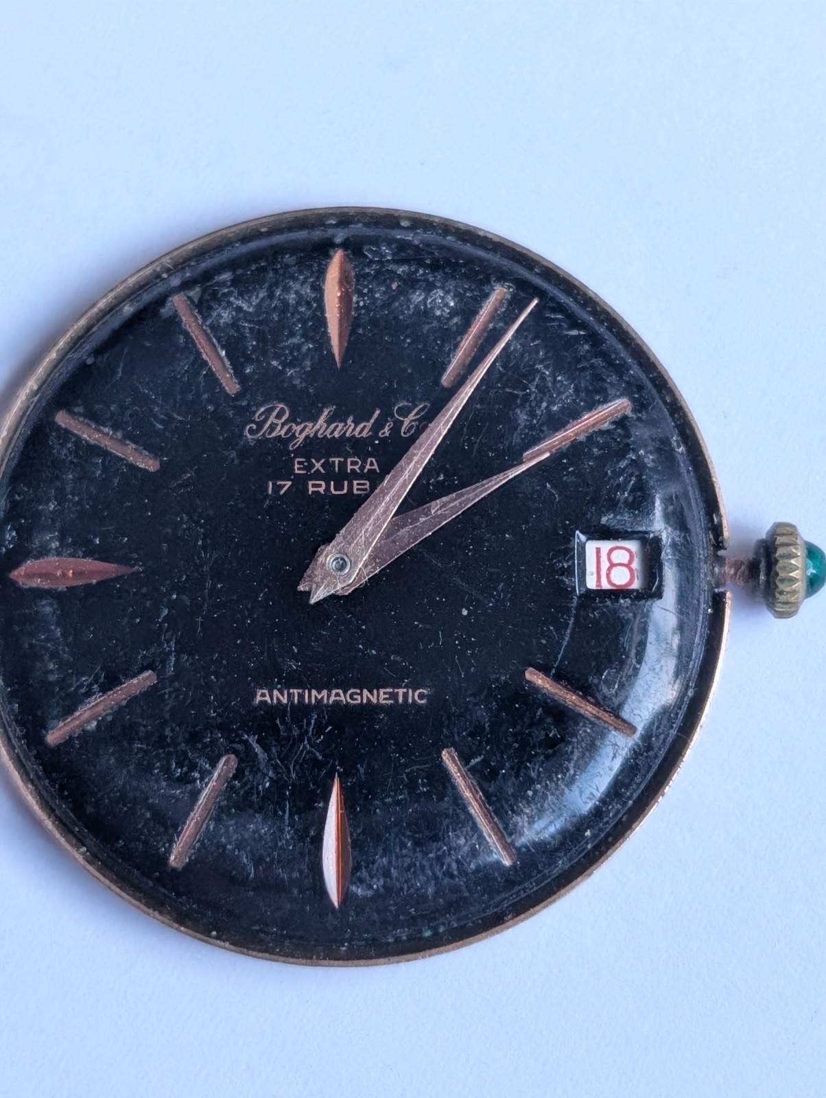 Vintage Felsa 4012 Mechanical Watch Movement (Runs)