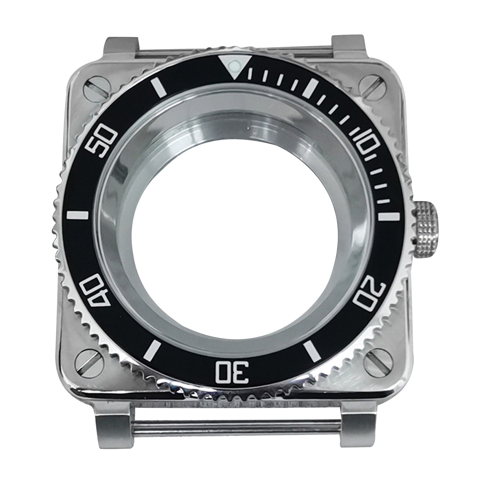 316L Stainless Steel Sapphire Glass Watch Case For NH35/NH36/4R/7S Movement